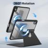 imageCACOE 360 Rotating Case for iPad A16 11th10th Generation with Pencil Holder 20252022 11109 inch Shockproof Cover for iPad 1110 Gen with Stand Blackblack