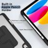 imageCACOE 360 Rotating Case for iPad A16 11th10th Generation with Pencil Holder 20252022 11109 inch Shockproof Cover for iPad 1110 Gen with Stand Blackblack