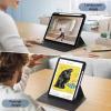 imageCACOE 360 Rotating Case for iPad A16 11th10th Generation with Pencil Holder 20252022 11109 inch Shockproof Cover for iPad 1110 Gen with Stand Blackblack