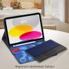 imageCACOE Case Keyboard Compatible with iPad 11th A16  10th Generation Keyboard Compatible with iPad 11109 inch 20252022 with Touchpad 7Color Lighting Detachable Wireless Grey