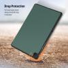 imageCACOE Case for Samsung Galaxy Tab A9 Plus 11 Inch 2023 SMX210X216X218 with Screen Protector Foldable Stand Slim Protective Case Auto Screen OnOff Midnight GreenMidnight Green