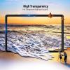 imageCACOE Case for Samsung Galaxy Tab A9 Plus 11 Inch 2023 SMX210X216X218 with Screen Protector Foldable Stand Slim Protective Case Auto Screen OnOff Midnight GreenBlack