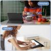 imageCACOE Case for Samsung Galaxy Tab A9 Plus 11 Inch 2023 SMX210X216X218 with Screen Protector Foldable Stand Slim Protective Case Auto Screen OnOff Midnight GreenBlack