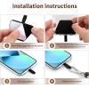 imageCACOE Cell Phone Lanyard 2 Pcs1 Pcs Adjustable Neck Strap1 Pcs Wrist Strap 2 Pcs Pads Universal Crossbody Multifuctional Compatible with Most SmartphonesBlackBlackdark Brown