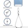 imageCACOE Cell Phone Lanyard 2 Pcs1 Pcs Adjustable Neck Strap1 Pcs Wrist Strap 2 Pcs Pads Universal Crossbody Multifuctional Compatible with Most SmartphonesBlackWhite