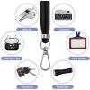imageCACOE Cell Phone Lanyard 2 Pcs1 Pcs Adjustable Neck Strap1 Pcs Wrist Strap 2 Pcs Pads Universal Crossbody Multifuctional Compatible with Most SmartphonesBlackBlack