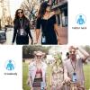 imageCACOE Cell Phone Lanyard 2 Pcs1 Pcs Adjustable Neck Strap1 Pcs Wrist Strap 2 Pcs Pads Universal Crossbody Multifuctional Compatible with Most SmartphonesBlackBlacklight Gray