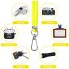 imageCACOE Cell Phone Lanyard 2 Pcs1 Pcs Adjustable Neck Strap1 Pcs Wrist Strap 2 Pcs Pads Universal Crossbody Multifuctional Compatible with Most SmartphonesBlackBlackyellow