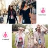 imageCACOE Cell Phone Lanyard 2 Pcs1 Pcs Adjustable Neck Strap1 Pcs Wrist Strap 2 Pcs Pads Universal Crossbody Multifuctional Compatible with Most SmartphonesBlackBlackrose Red