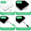 imageCACOE Cell Phone Lanyard 2 Pcs1 Pcs Adjustable Neck Strap1 Pcs Wrist Strap 2 Pcs Pads Universal Crossbody Multifuctional Compatible with Most SmartphonesBlackLight Green