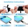 imageCACOE Cell Phone Lanyard 2 Pcs1 Pcs Adjustable Neck Strap1 Pcs Wrist Strap 2 Pcs Pads Universal Crossbody Multifuctional Compatible with Most SmartphonesBlackBlacklight Gray