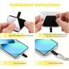 imageCACOE Cell Phone Lanyard 2 Pcs1 Pcs Adjustable Neck Strap1 Pcs Wrist Strap 2 Pcs Pads Universal Crossbody Multifuctional Compatible with Most SmartphonesBlackBlackyellow