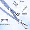 imageCACOE Cell Phone Lanyard 2 Pcs1 Pcs Adjustable Neck Strap1 Pcs Wrist Strap 2 Pcs Pads Universal Crossbody Multifuctional Compatible with Most SmartphonesBlackBlacklight Blue