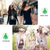 imageCACOE Cell Phone Lanyard 2 Pcs1 Pcs Adjustable Neck Strap1 Pcs Wrist Strap 2 Pcs Pads Universal Crossbody Multifuctional Compatible with Most SmartphonesBlackBlackdark Green