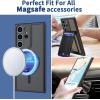 imageCACOE Magnetic Case for Samsung Galaxy S23 Ultra 5G 68 inchCompatible with MagSafe ampamp Magnetic Car Phone MountAntiFingerprint TPU Thin Phone Cases Cover Protective Shockproof Black