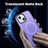 imageCACOE Magnetic Case for iPhone 12 ampamp iPhone 12 Pro 2020 61 inchCompatible with MagSafe ampamp Magnetic Car Phone MountTPU Thin Phone Cases Cover Protective Shockproof AntiFingerprintMatte BlackLight Purple