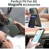 imageCACOE Magnetic Case for iPhone 12 ampamp iPhone 12 Pro 2020 61 inchCompatible with MagSafe ampamp Magnetic Car Phone MountTPU Thin Phone Cases Cover Protective Shockproof AntiFingerprintMatte BlackDark Green