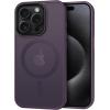 imageCACOE Magnetic Case for iPhone 12 ampamp iPhone 12 Pro 2020 61 inchCompatible with MagSafe ampamp Magnetic Car Phone MountTPU Thin Phone Cases Cover Protective Shockproof AntiFingerprintMatte BlackDark Purple