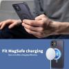 imageCACOE Magnetic Case for iPhone 12 ampamp iPhone 12 Pro 2020 61 inchCompatible with MagSafe ampamp Magnetic Car Phone MountTPU Thin Phone Cases Cover Protective Shockproof AntiFingerprintMatte BlackDark Blue