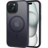 imageCACOE Magnetic Case for iPhone 12 ampamp iPhone 12 Pro 2020 61 inchCompatible with MagSafe ampamp Magnetic Car Phone MountTPU Thin Phone Cases Cover Protective Shockproof AntiFingerprintMatte BlackDark Blue