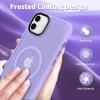 imageCACOE Magnetic Case for iPhone 12 ampamp iPhone 12 Pro 2020 61 inchCompatible with MagSafe ampamp Magnetic Car Phone MountTPU Thin Phone Cases Cover Protective Shockproof AntiFingerprintMatte BlackLight Purple