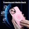 imageCACOE Magnetic Case for iPhone 12 ampamp iPhone 12 Pro 2020 61 inchCompatible with MagSafe ampamp Magnetic Car Phone MountTPU Thin Phone Cases Cover Protective Shockproof AntiFingerprintMatte BlackPink