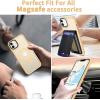 imageCACOE Magnetic Case for iPhone 12 ampamp iPhone 12 Pro 2020 61 inchCompatible with MagSafe ampamp Magnetic Car Phone MountTPU Thin Phone Cases Cover Protective Shockproof AntiFingerprintMatte BlackYellow