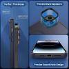 imageCACOE Magnetic Case for iPhone 12 ampamp iPhone 12 Pro 2020 61 inchCompatible with MagSafe ampamp Magnetic Car Phone MountTPU Thin Phone Cases Cover Protective Shockproof AntiFingerprintMatte BlackDark Blue