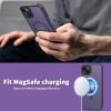 imageCACOE Magnetic Case for iPhone 12 ampamp iPhone 12 Pro 2020 61 inchCompatible with MagSafe ampamp Magnetic Car Phone MountTPU Thin Phone Cases Cover Protective Shockproof AntiFingerprintMatte BlackDark Purple