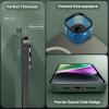 imageCACOE Magnetic Case for iPhone 12 ampamp iPhone 12 Pro 2020 61 inchCompatible with MagSafe ampamp Magnetic Car Phone MountTPU Thin Phone Cases Cover Protective Shockproof AntiFingerprintMatte BlackDark Green
