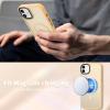imageCACOE Magnetic Case for iPhone 12 ampamp iPhone 12 Pro 2020 61 inchCompatible with MagSafe ampamp Magnetic Car Phone MountTPU Thin Phone Cases Cover Protective Shockproof AntiFingerprintMatte BlackYellow