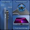 imageCACOE Magnetic Case for iPhone 12 ampamp iPhone 12 Pro 2020 61 inchCompatible with MagSafe ampamp Magnetic Car Phone MountTPU Thin Phone Cases Cover Protective Shockproof AntiFingerprintMatte BlackLight Blue