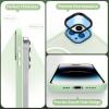 imageCACOE Magnetic Case for iPhone 12 ampamp iPhone 12 Pro 2020 61 inchCompatible with MagSafe ampamp Magnetic Car Phone MountTPU Thin Phone Cases Cover Protective Shockproof AntiFingerprintMatte BlackLight Green