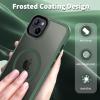 imageCACOE Magnetic Case for iPhone 12 ampamp iPhone 12 Pro 2020 61 inchCompatible with MagSafe ampamp Magnetic Car Phone MountTPU Thin Phone Cases Cover Protective Shockproof AntiFingerprintMatte BlackDark Green