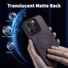 imageCACOE Magnetic Case for iPhone 12 ampamp iPhone 12 Pro 2020 61 inchCompatible with MagSafe ampamp Magnetic Car Phone MountTPU Thin Phone Cases Cover Protective Shockproof AntiFingerprintMatte BlackDark Purple