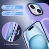 imageCACOE Magnetic Case for iPhone 12 ampamp iPhone 12 Pro 2020 61 inchCompatible with MagSafe ampamp Magnetic Car Phone MountTPU Thin Phone Cases Cover Protective Shockproof AntiFingerprintMatte BlackLight Purple