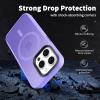 imageCACOE Magnetic Case for iPhone 12 ampamp iPhone 12 Pro 2020 61 inchCompatible with MagSafe ampamp Magnetic Car Phone MountTPU Thin Phone Cases Cover Protective Shockproof AntiFingerprintMatte BlackLight Purple