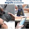 imageCACOE Magnetic Case for iPhone 12 ampamp iPhone 12 Pro 2020 61 inchCompatible with MagSafe ampamp Magnetic Car Phone MountTPU Thin Phone Cases Cover Protective Shockproof AntiFingerprintMatte BlackLight Blue