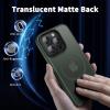 imageCACOE Magnetic Case for iPhone 12 ampamp iPhone 12 Pro 2020 61 inchCompatible with MagSafe ampamp Magnetic Car Phone MountTPU Thin Phone Cases Cover Protective Shockproof AntiFingerprintMatte BlackDark Green
