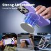 imageCACOE Magnetic Case for iPhone 12 ampamp iPhone 12 Pro 2020 61 inchCompatible with MagSafe ampamp Magnetic Car Phone MountTPU Thin Phone Cases Cover Protective Shockproof AntiFingerprintMatte BlackLight Purple