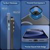 imageCACOE Magnetic Case for iPhone 12 ampamp iPhone 12 Pro 2020 61 inchCompatible with MagSafe ampamp Magnetic Car Phone MountTPU Thin Phone Cases Cover Protective Shockproof AntiFingerprintMatte BlackLight Blue