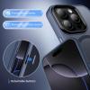 imageCACOE Magnetic Case for iPhone 12 ampamp iPhone 12 Pro 2020 61 inchCompatible with MagSafe ampamp Magnetic Car Phone MountTPU Thin Phone Cases Cover Protective Shockproof AntiFingerprintMatte BlackDark Blue