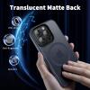 imageCACOE Magnetic Case for iPhone 12 ampamp iPhone 12 Pro 2020 61 inchCompatible with MagSafe ampamp Magnetic Car Phone MountTPU Thin Phone Cases Cover Protective Shockproof AntiFingerprintMatte BlackDark Blue