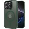 imageCACOE Magnetic Case for iPhone 12 ampamp iPhone 12 Pro 2020 61 inchCompatible with MagSafe ampamp Magnetic Car Phone MountTPU Thin Phone Cases Cover Protective Shockproof AntiFingerprintMatte BlackDark Green