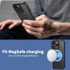 imageCACOE Magnetic Case for iPhone 12 ampamp iPhone 12 Pro 2020 61 inchCompatible with MagSafe ampamp Magnetic Car Phone MountTPU Thin Phone Cases Cover Protective Shockproof AntiFingerprintMatte BlackMatte Black