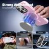 imageCACOE Magnetic Case for iPhone 12 ampamp iPhone 12 Pro 2020 61 inchCompatible with MagSafe ampamp Magnetic Car Phone MountTPU Thin Phone Cases Cover Protective Shockproof AntiFingerprintMatte BlackPink