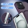 imageCACOE Magnetic Case for iPhone 12 ampamp iPhone 12 Pro 2020 61 inchCompatible with MagSafe ampamp Magnetic Car Phone MountTPU Thin Phone Cases Cover Protective Shockproof AntiFingerprintMatte BlackDark Purple