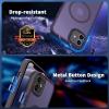 imageCACOE Magnetic Case for iPhone 12 ampamp iPhone 12 Pro 2020 61 inchCompatible with MagSafe ampamp Magnetic Car Phone MountTPU Thin Phone Cases Cover Protective Shockproof AntiFingerprintMatte BlackDark Purple