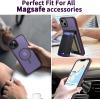 imageCACOE Magnetic Case for iPhone 12 ampamp iPhone 12 Pro 2020 61 inchCompatible with MagSafe ampamp Magnetic Car Phone MountTPU Thin Phone Cases Cover Protective Shockproof AntiFingerprintMatte BlackDark Purple
