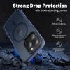 imageCACOE Magnetic Case for iPhone 12 ampamp iPhone 12 Pro 2020 61 inchCompatible with MagSafe ampamp Magnetic Car Phone MountTPU Thin Phone Cases Cover Protective Shockproof AntiFingerprintMatte BlackDark Blue